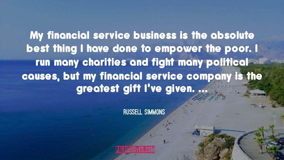Charities quotes by Russell Simmons
