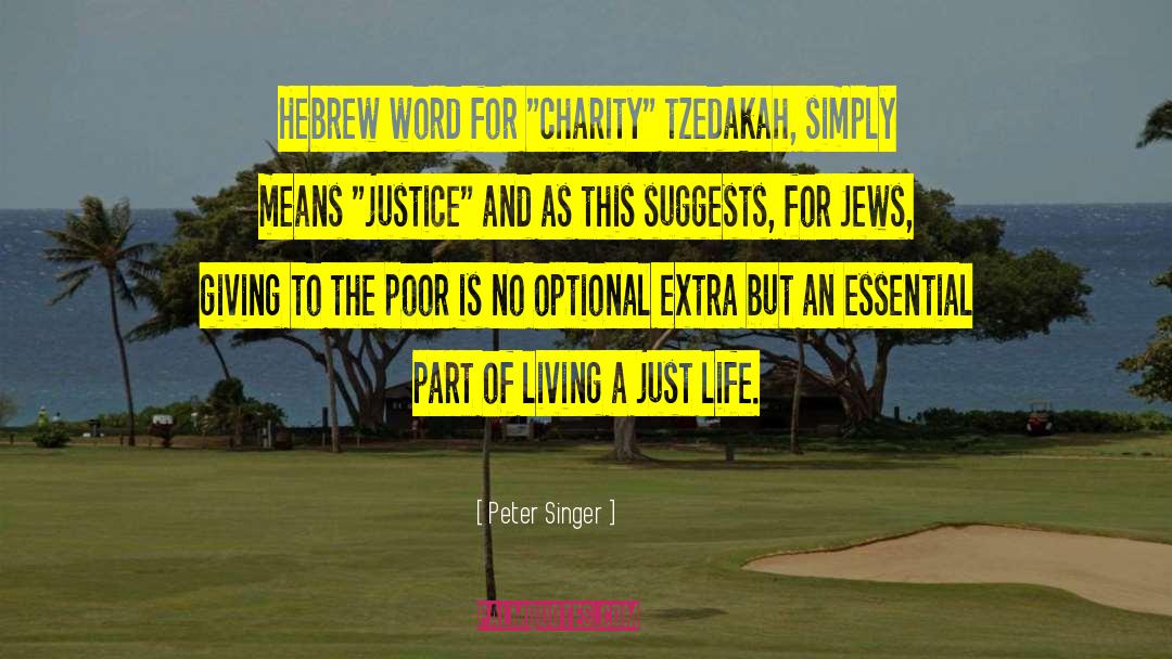 Charity And Giving quotes by Peter Singer