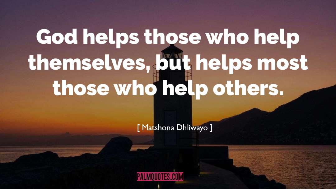 Charity quotes by Matshona Dhliwayo