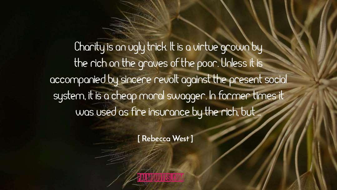 Charity quotes by Rebecca West