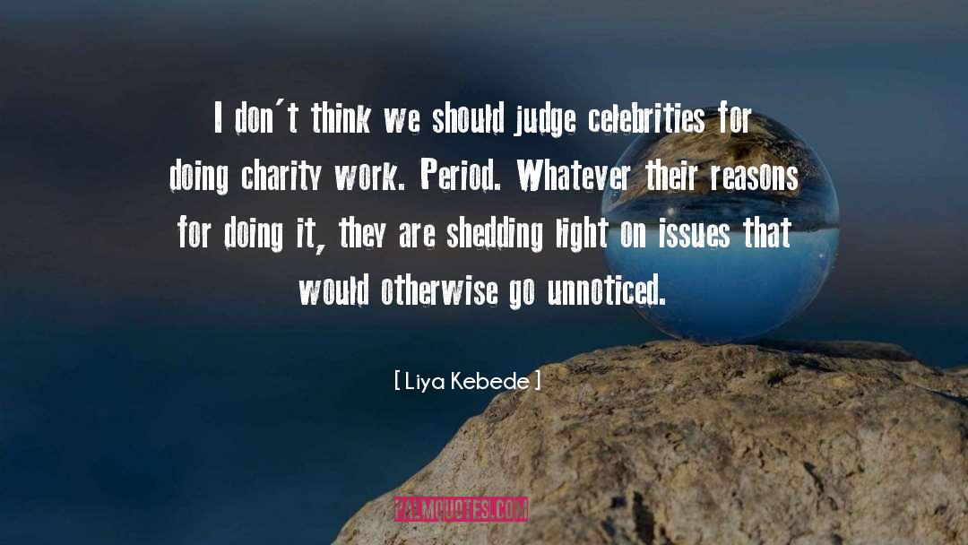 Charity Work quotes by Liya Kebede