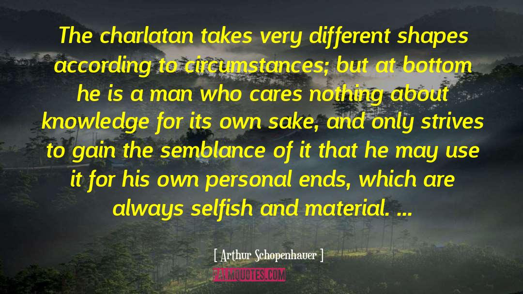 Charlatan quotes by Arthur Schopenhauer