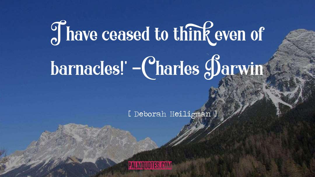 Charles Darwin quotes by Deborah Heiligman