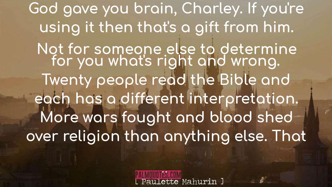 Charley quotes by Paulette Mahurin