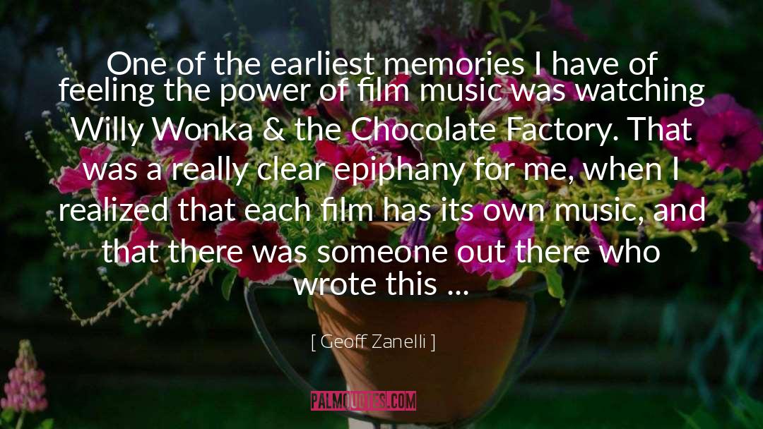 Charlie And The Chocolate Factory quotes by Geoff Zanelli