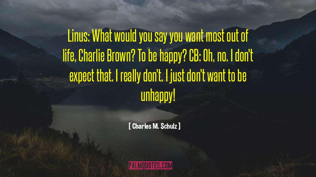 Charlie Brown quotes by Charles M. Schulz