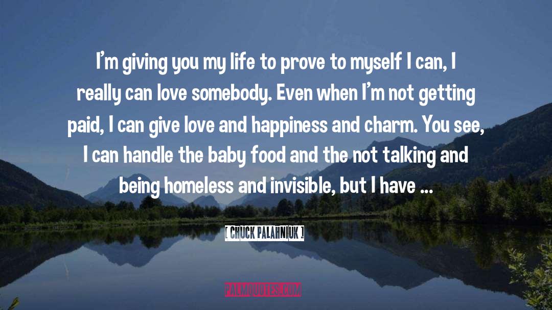 Charm quotes by Chuck Palahniuk