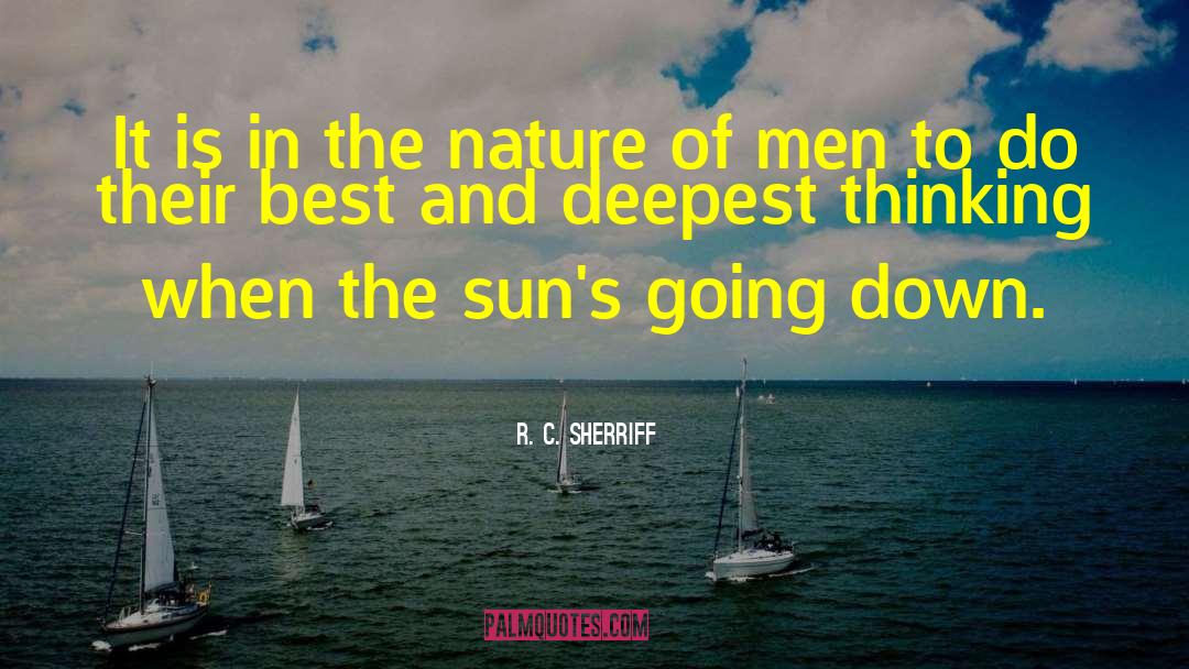 Charming Men quotes by R. C. Sherriff