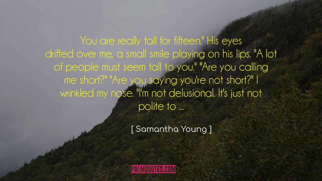 Charming Smile quotes by Samantha Young