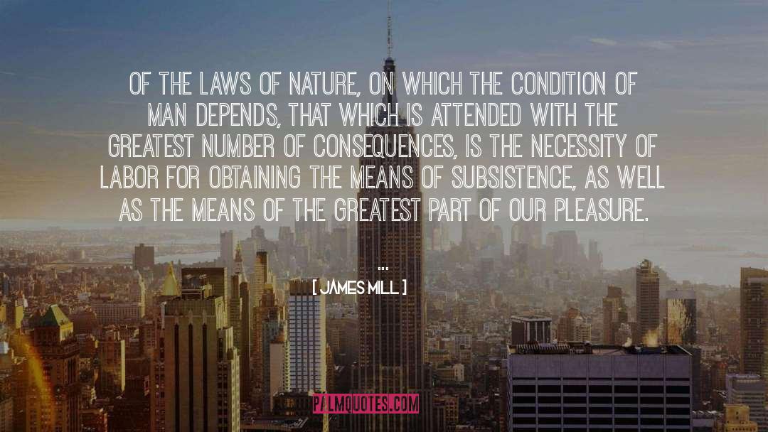 Charness Law quotes by James Mill