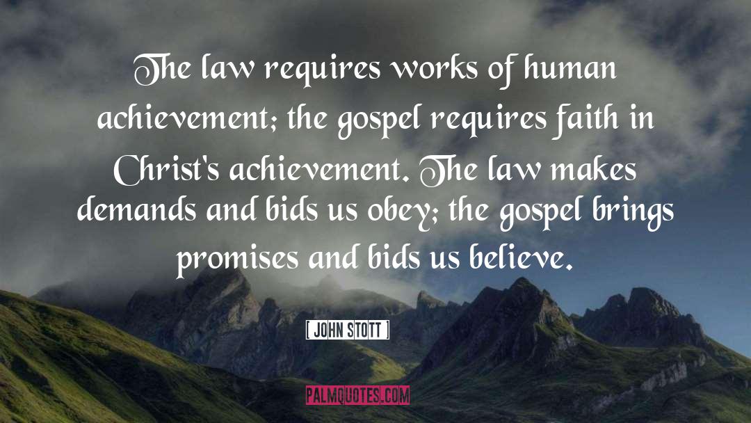 Charness Law quotes by John Stott