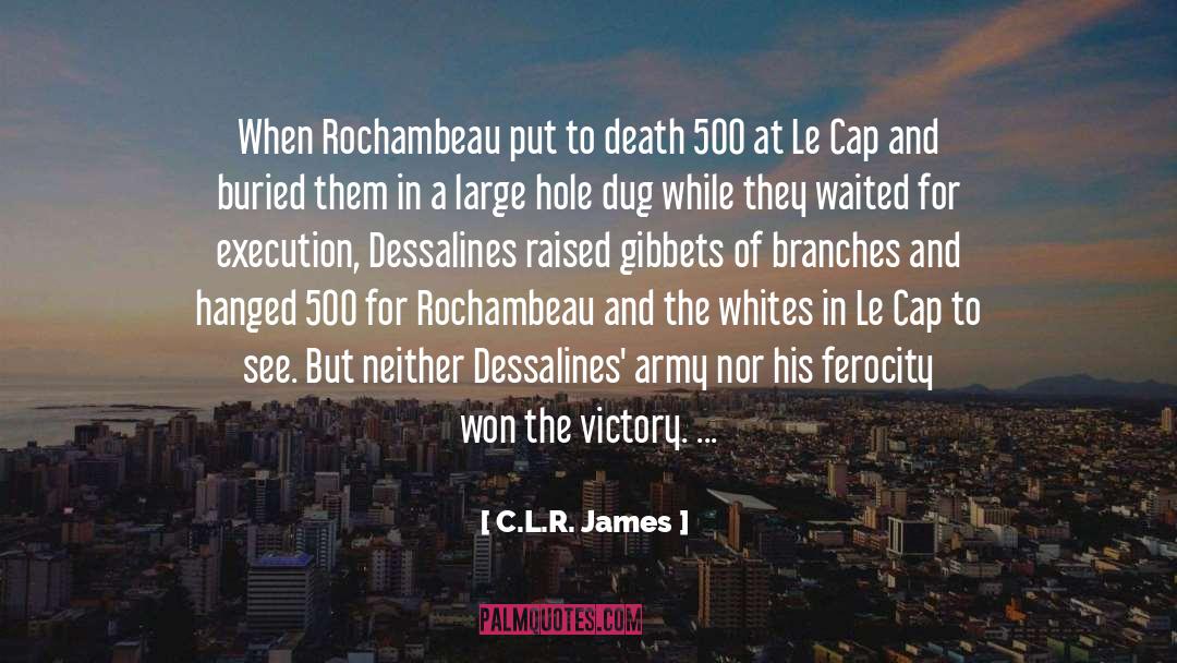 Charred quotes by C.L.R. James