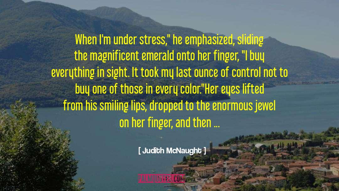 Charriol Bracelet quotes by Judith McNaught