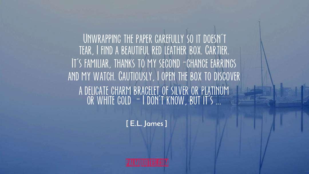 Charriol Bracelet quotes by E.L. James