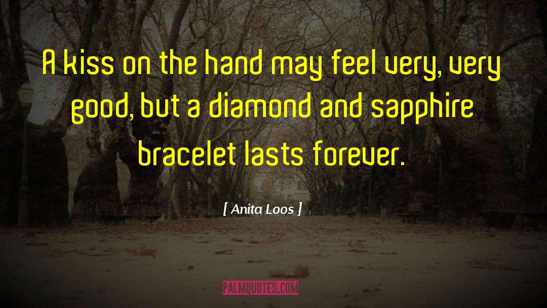 Charriol Bracelet quotes by Anita Loos