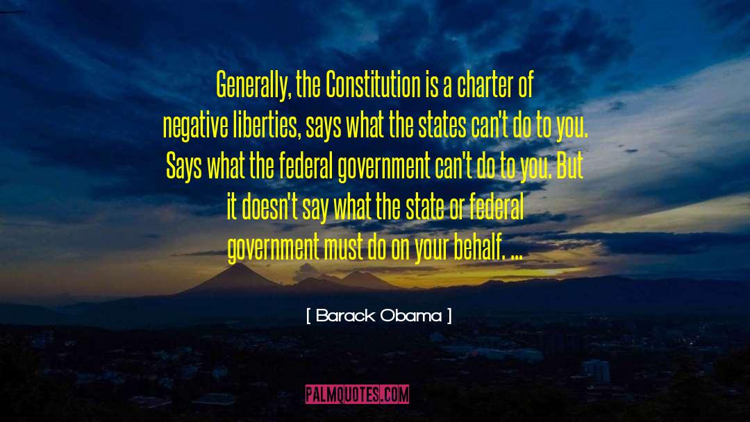 Charter quotes by Barack Obama