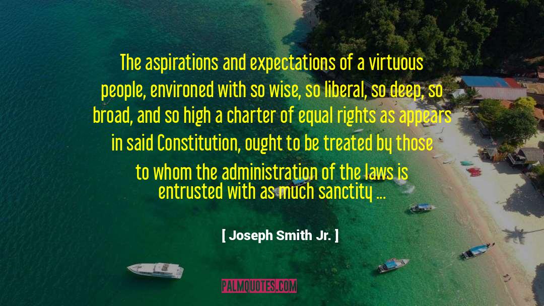 Charter quotes by Joseph Smith Jr.