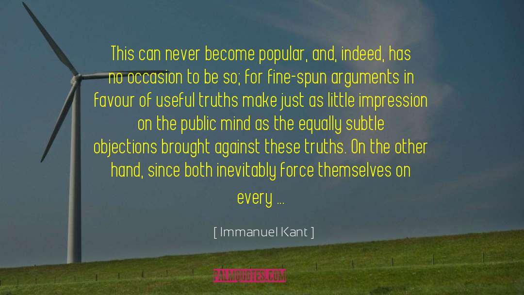 Charter Schools quotes by Immanuel Kant