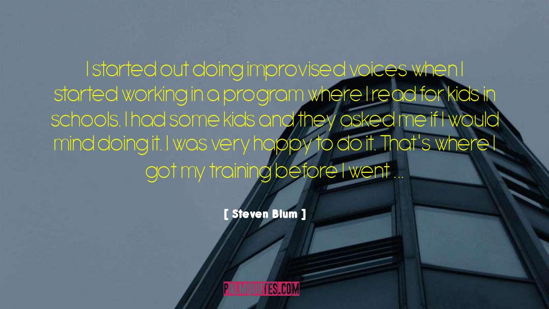 Charter Schools quotes by Steven Blum