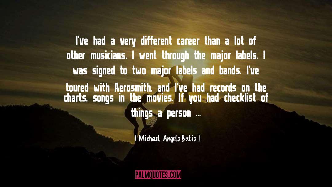 Charts quotes by Michael Angelo Batio