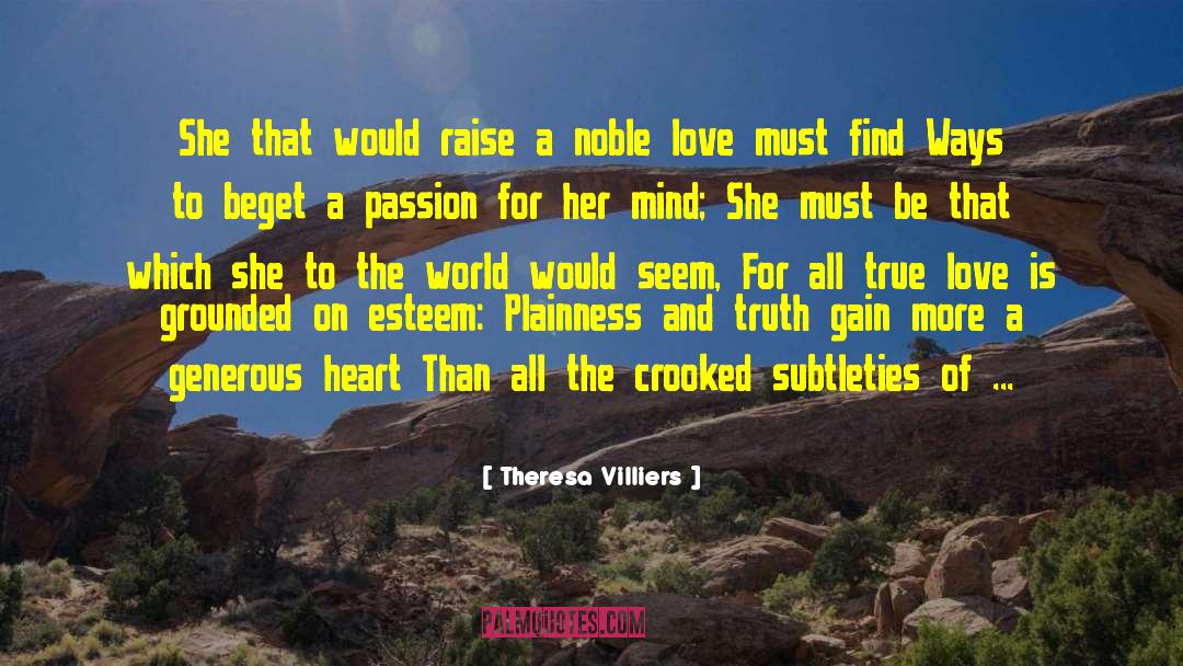 Chase Of Love quotes by Theresa Villiers