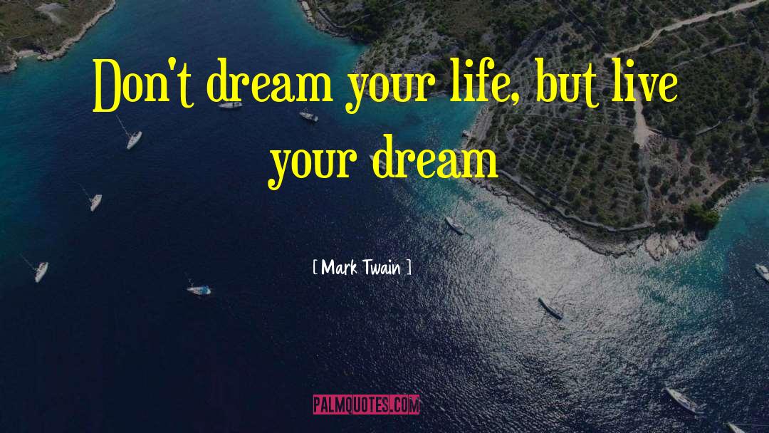 Chase Your Dreams quotes by Mark Twain