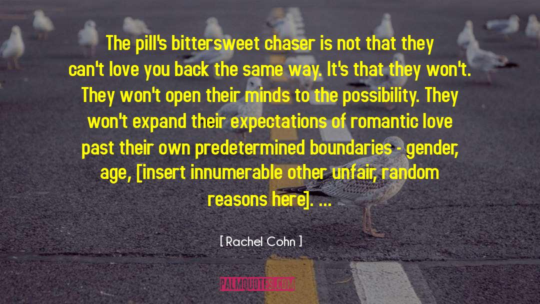 Chaser quotes by Rachel Cohn