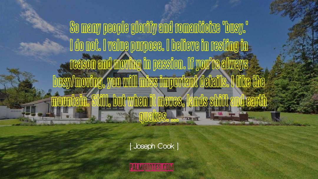 Chasing People quotes by Joseph Cook