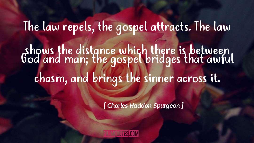 Chasm quotes by Charles Haddon Spurgeon
