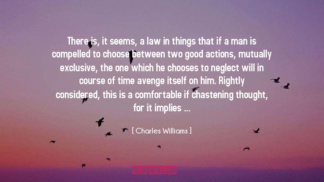 Chastening quotes by Charles Williams