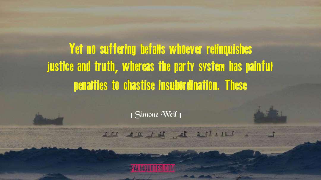 Chastise quotes by Simone Weil