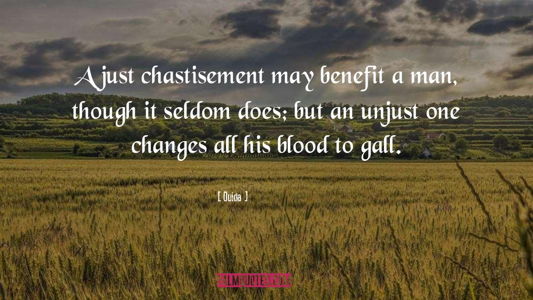 Chastisement quotes by Ouida