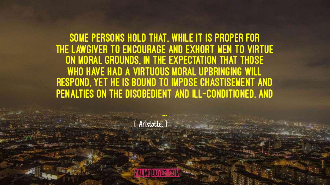 Chastisement quotes by Aristotle.