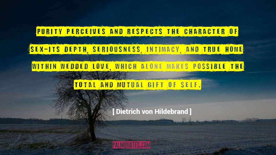 Chastity Purity quotes by Dietrich Von Hildebrand