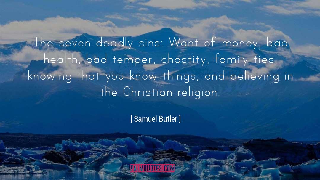 Chastity quotes by Samuel Butler