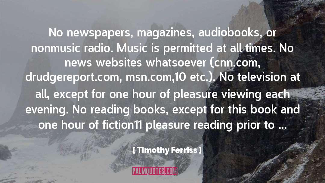 Chatterley Cnn quotes by Timothy Ferriss