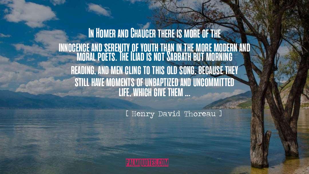Chaucer quotes by Henry David Thoreau