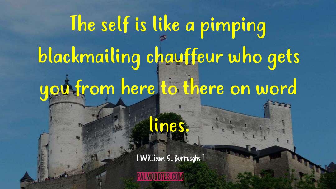 Chauffeur quotes by William S. Burroughs