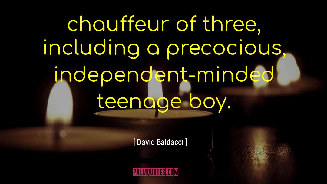 Chauffeur quotes by David Baldacci