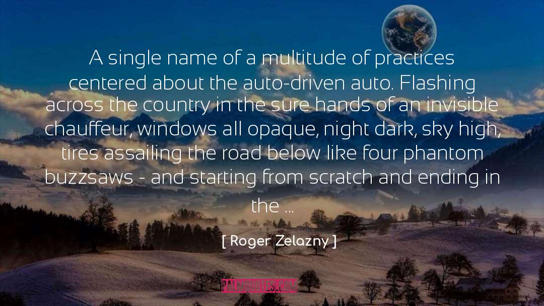 Chauffeur quotes by Roger Zelazny