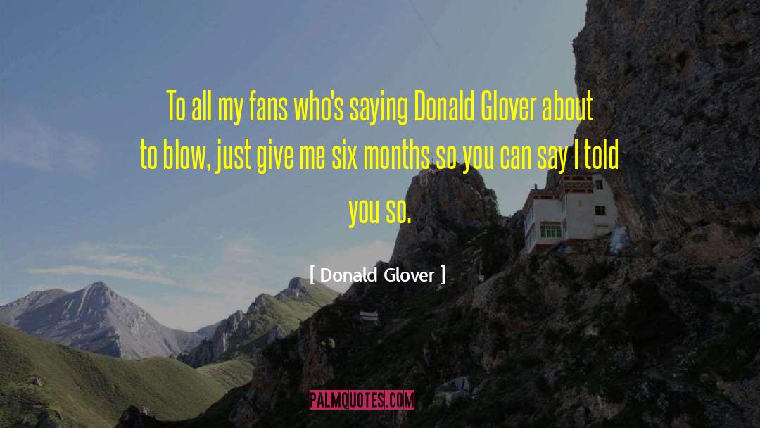 Chauncy Glover quotes by Donald Glover
