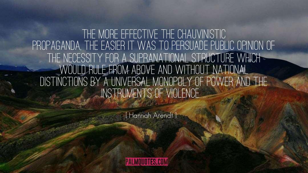 Chauvinistic quotes by Hannah Arendt