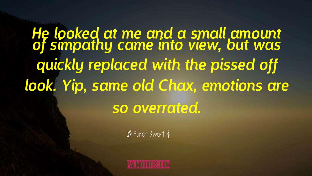 Chax quotes by Karen Swart