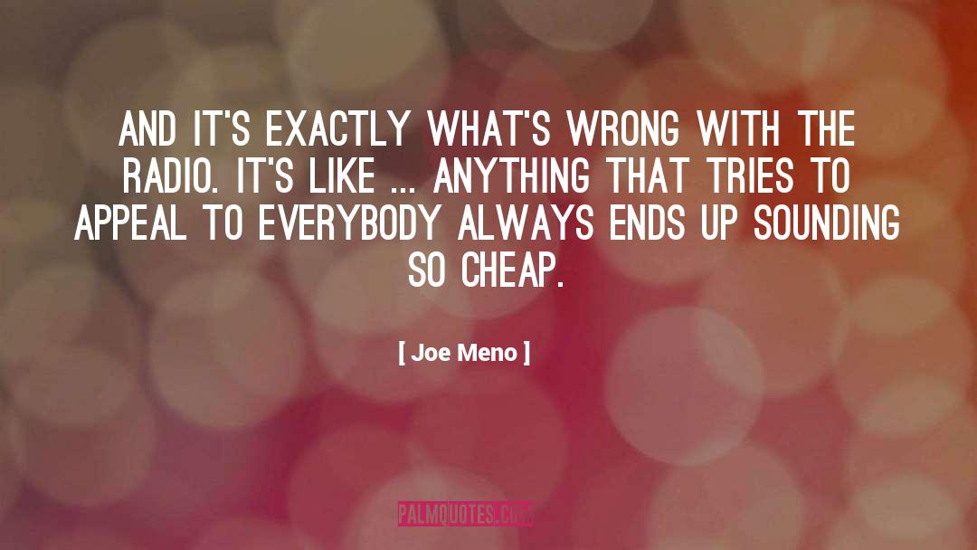 Cheap Shoes quotes by Joe Meno