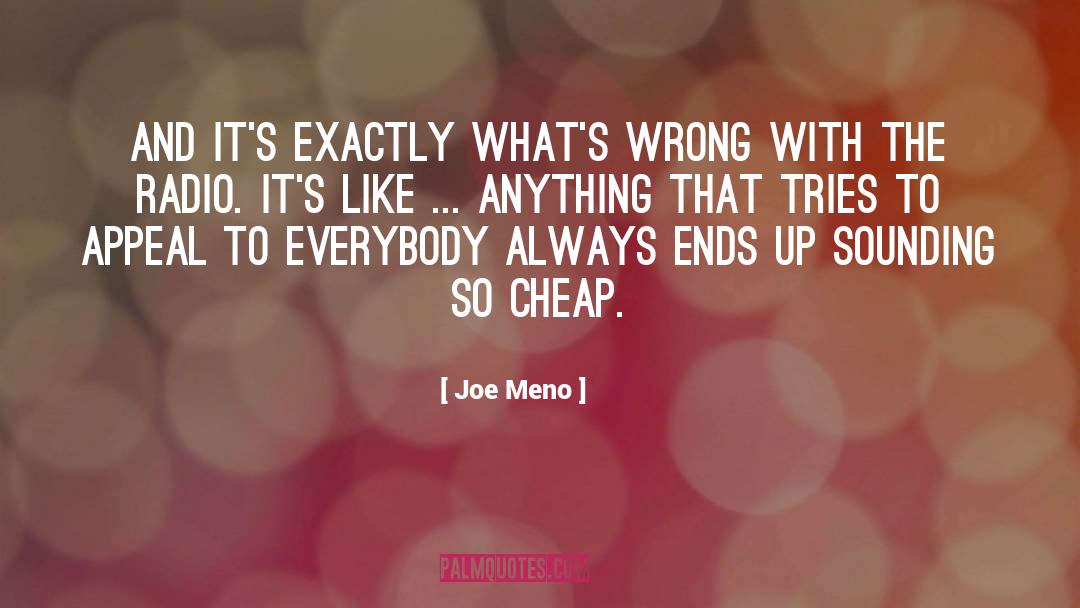 Cheap Thrills quotes by Joe Meno