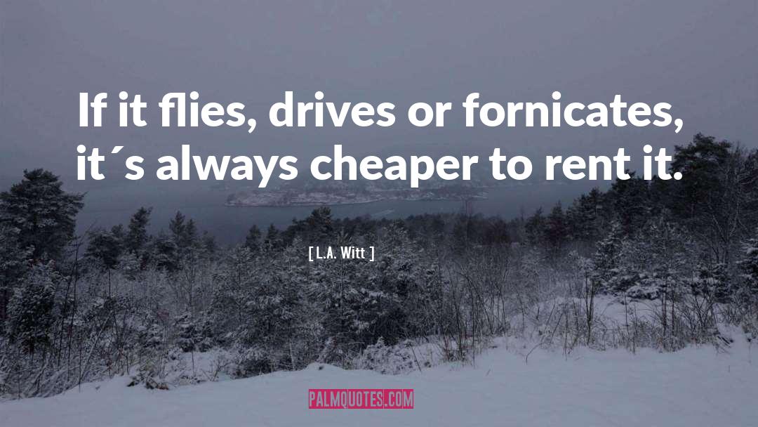 Cheaper quotes by L.A. Witt