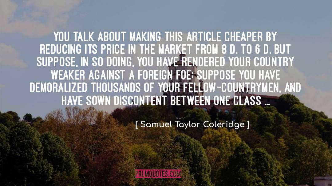 Cheaper quotes by Samuel Taylor Coleridge