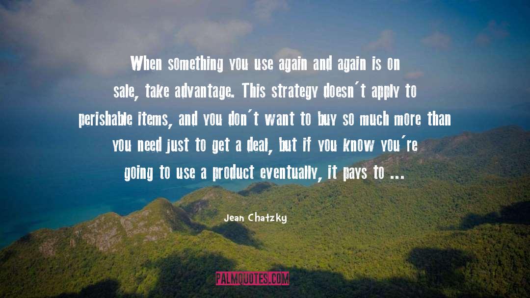 Cheaper quotes by Jean Chatzky