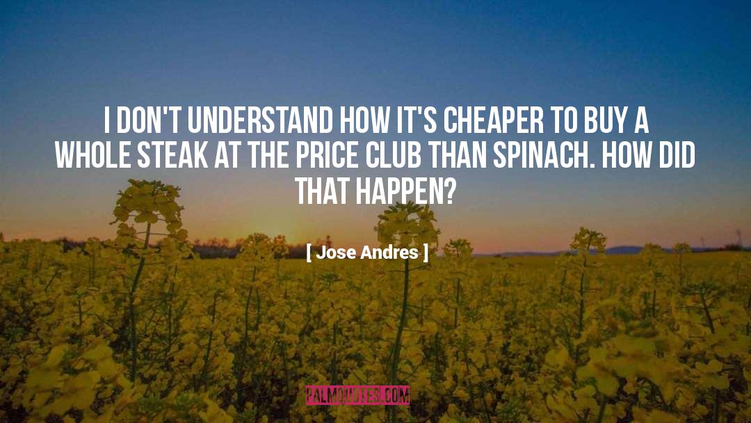 Cheaper quotes by Jose Andres