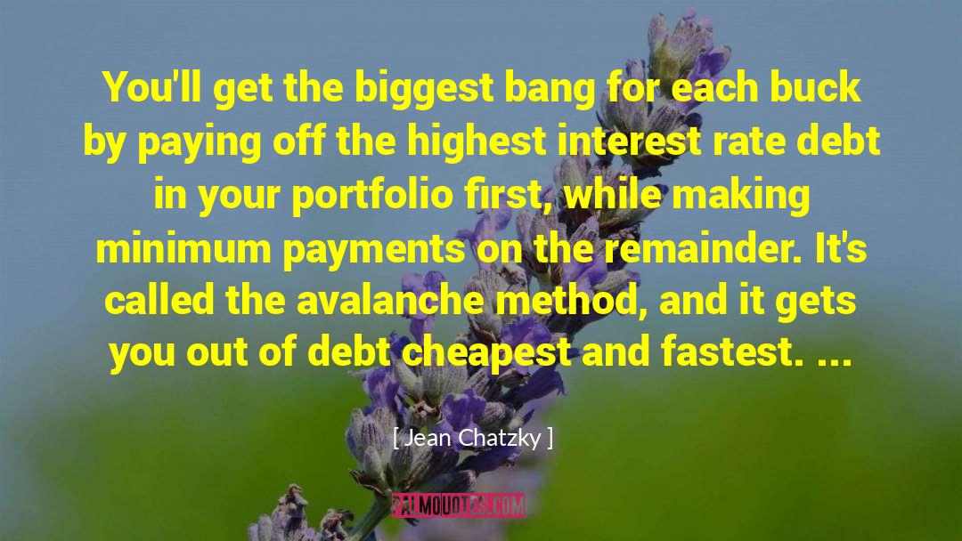 Cheapest quotes by Jean Chatzky